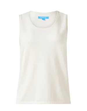 White Cotton Cashmere Tank