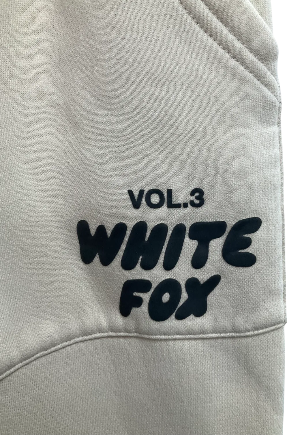 White Fox Beige Offstage Vol. 3 Sweatpants UK M