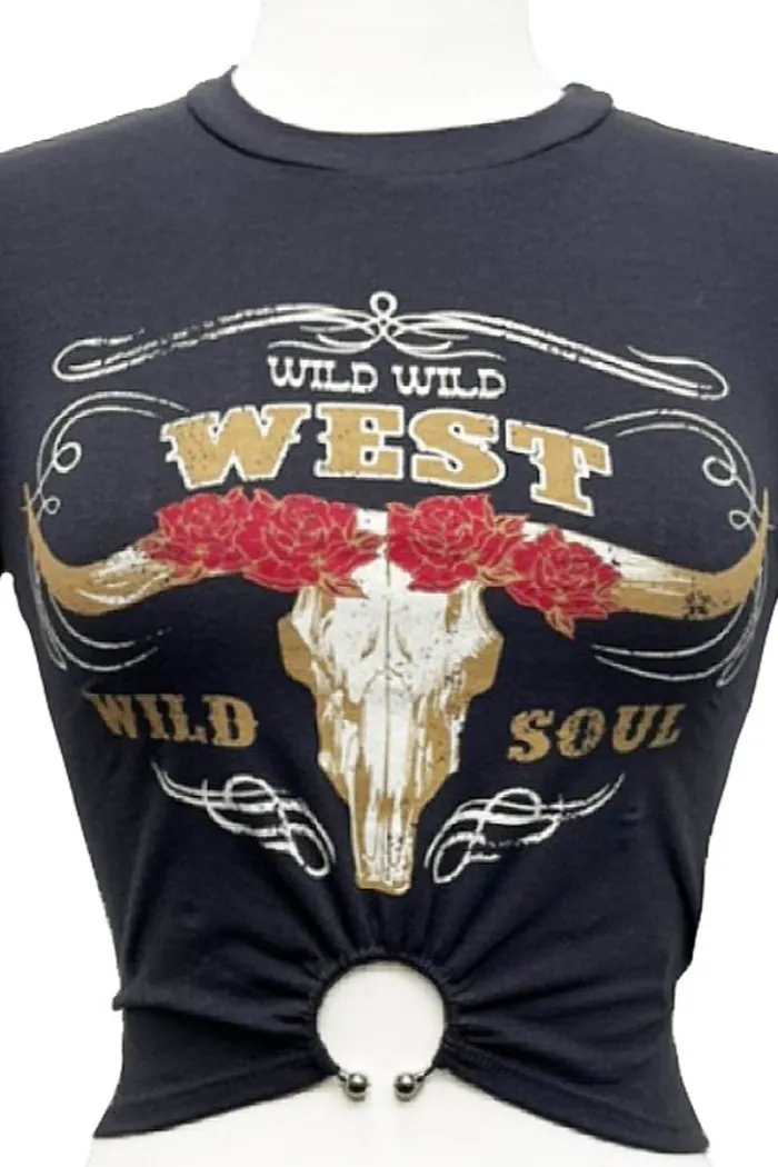 Wild Wild West Rodeo Metal O-Ring Top