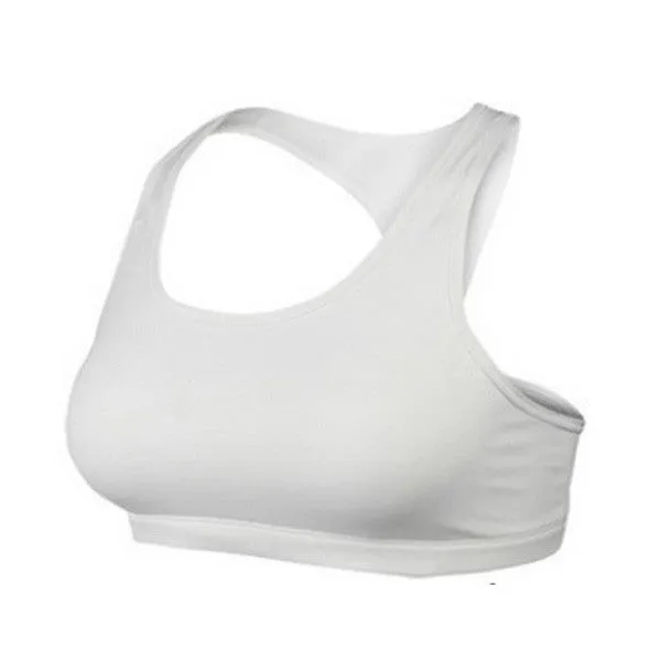 Women Basic Seamless Fitness Paedde workout Racerback Tops Crop Vest NW