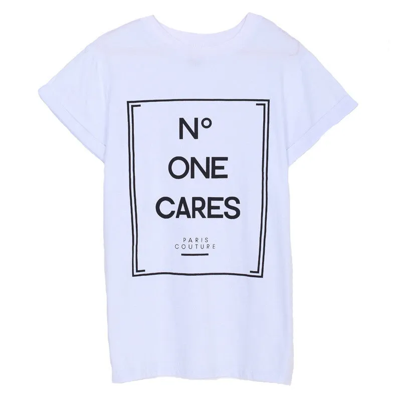 Women cute letters print T shirt European basic short sleeve O neck Shirts casual tops plus size DT17