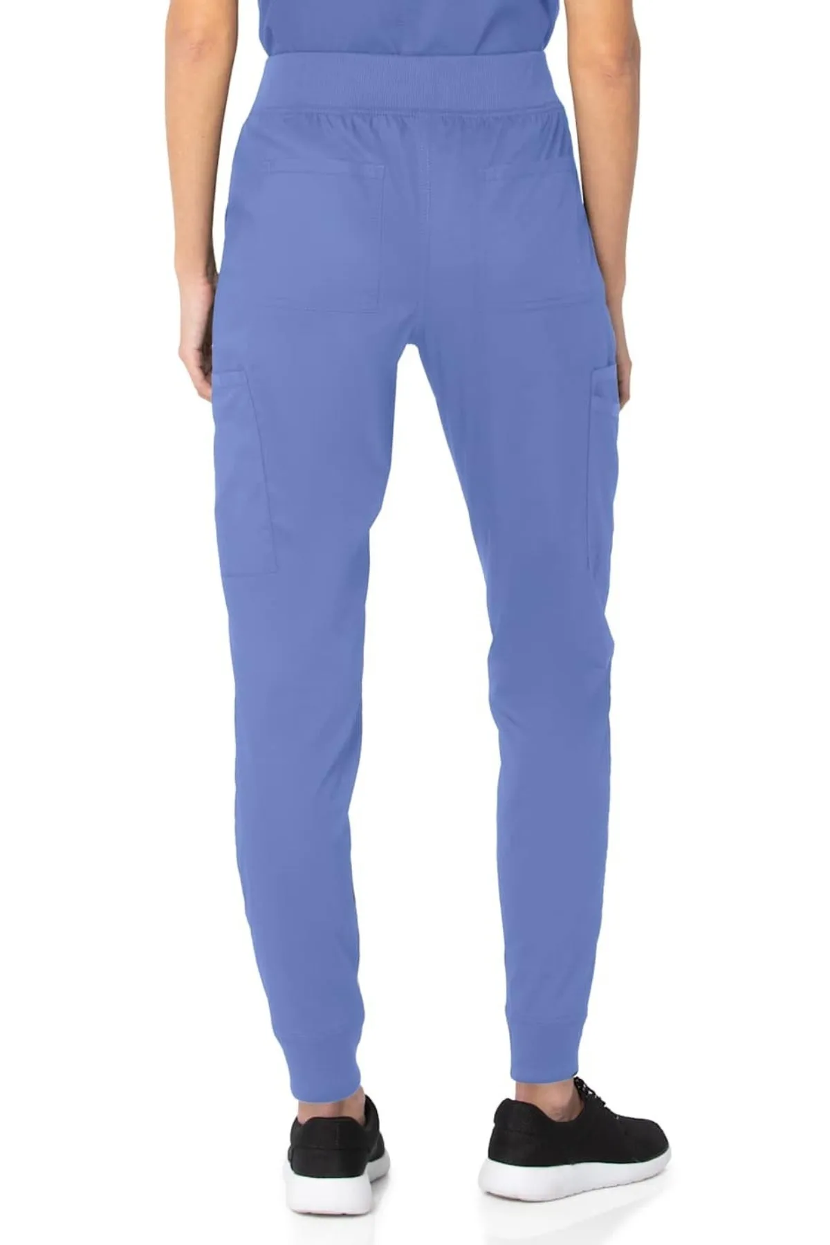 Womens 7-Pocket Elastic Drawstring Jogger Pant