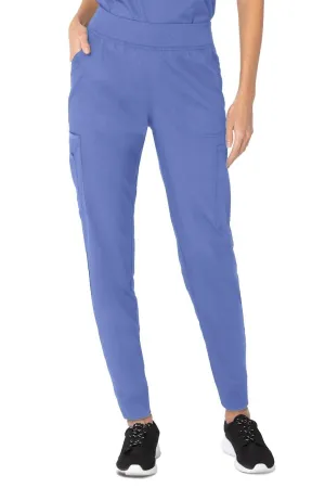 Womens 7-Pocket Elastic Drawstring Jogger Pant