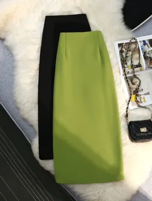Women's A-Line Midi Wrap High Waist Skirts