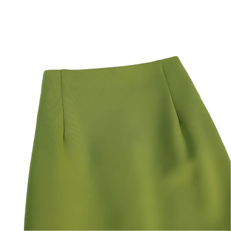 Women's A-Line Midi Wrap High Waist Skirts