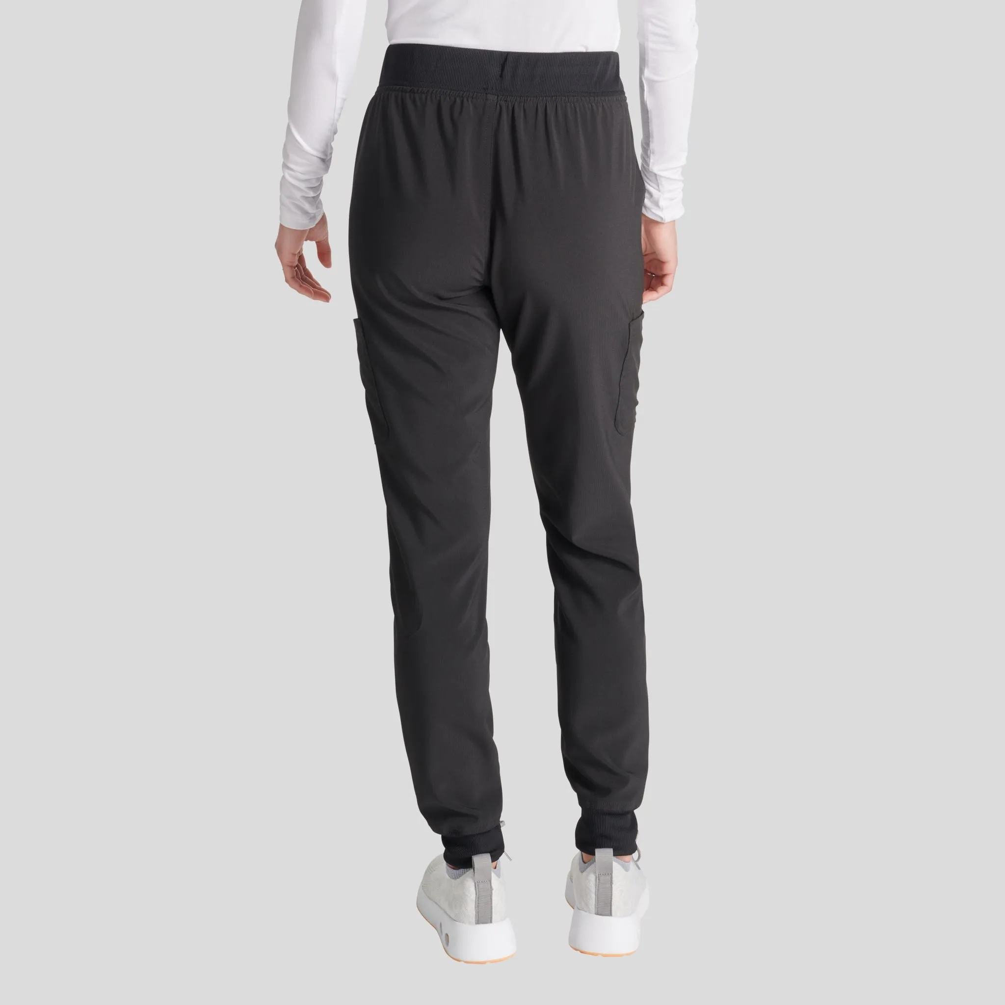 Women's Natural Rise Jogger Scrub Pant | Black