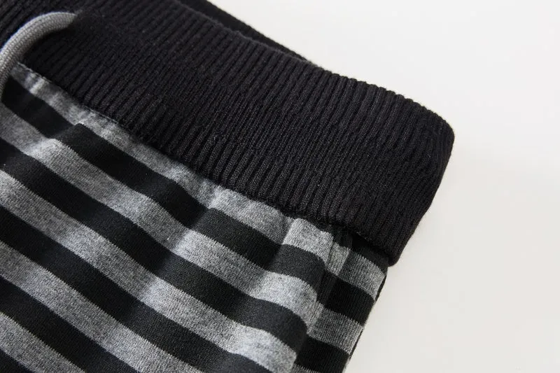 Women's Slightly Flared Jersey Sweatpant with Stripes