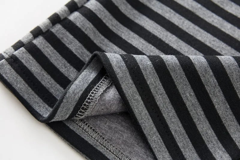 Women's Slightly Flared Jersey Sweatpant with Stripes