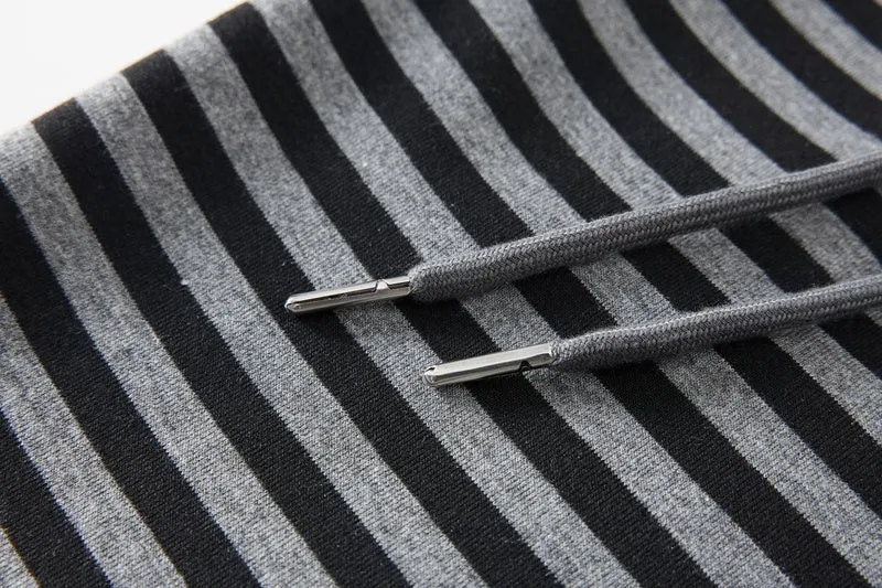 Women's Slightly Flared Jersey Sweatpant with Stripes