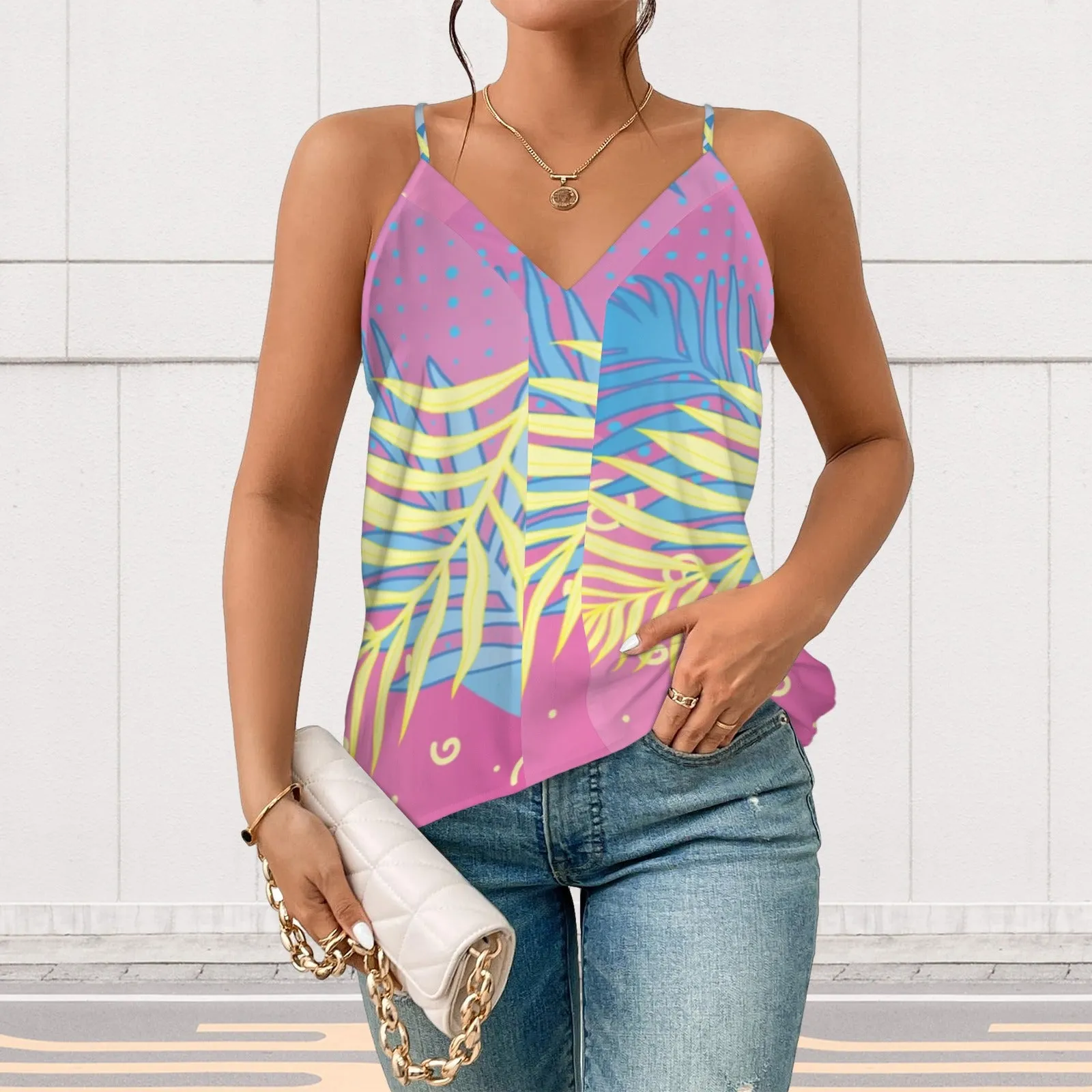 Women's V-Neck Cami Tops