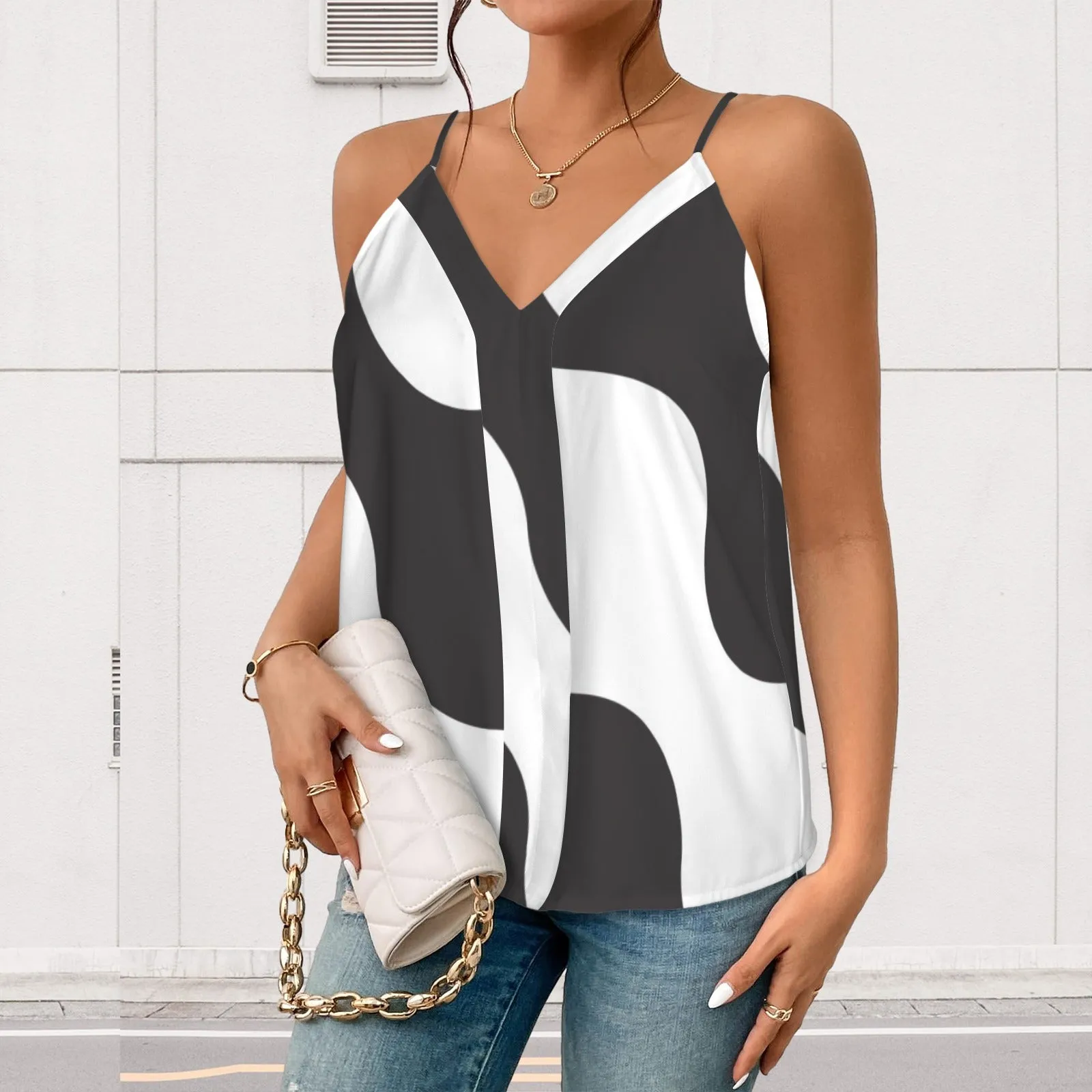 Women's V-Neck Cami Tops