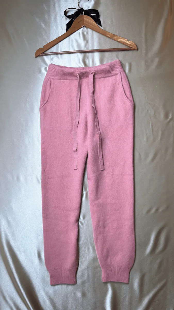 Woolly Luxe Pink Sweatpants