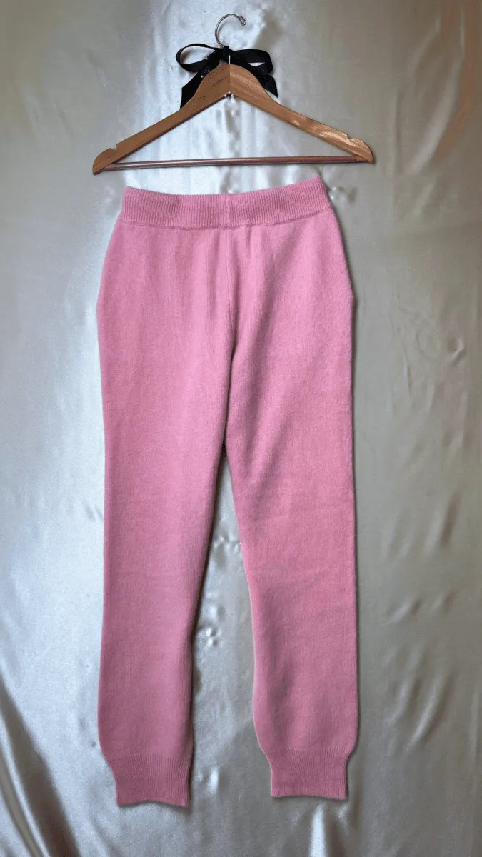Woolly Luxe Pink Sweatpants