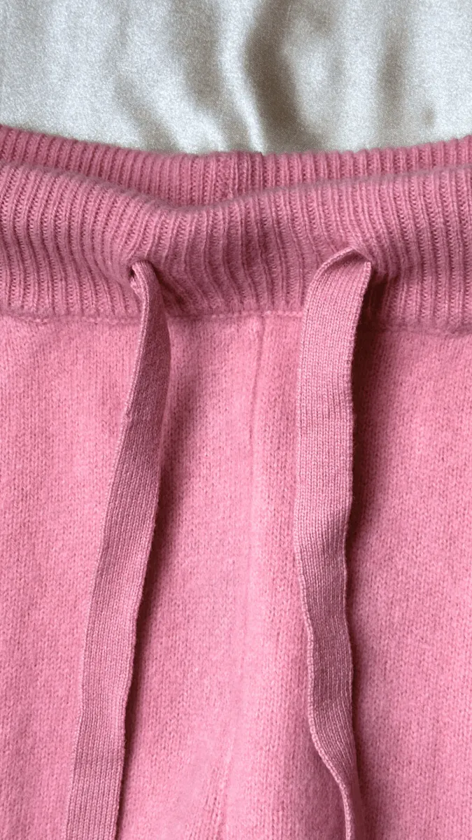 Woolly Luxe Pink Sweatpants