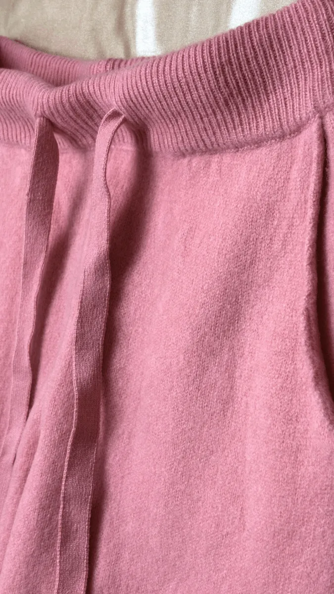 Woolly Luxe Pink Sweatpants