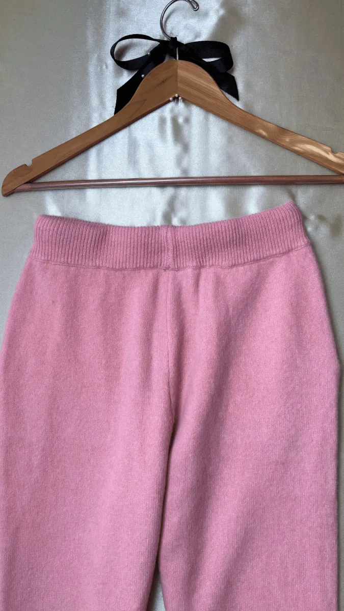 Woolly Luxe Pink Sweatpants