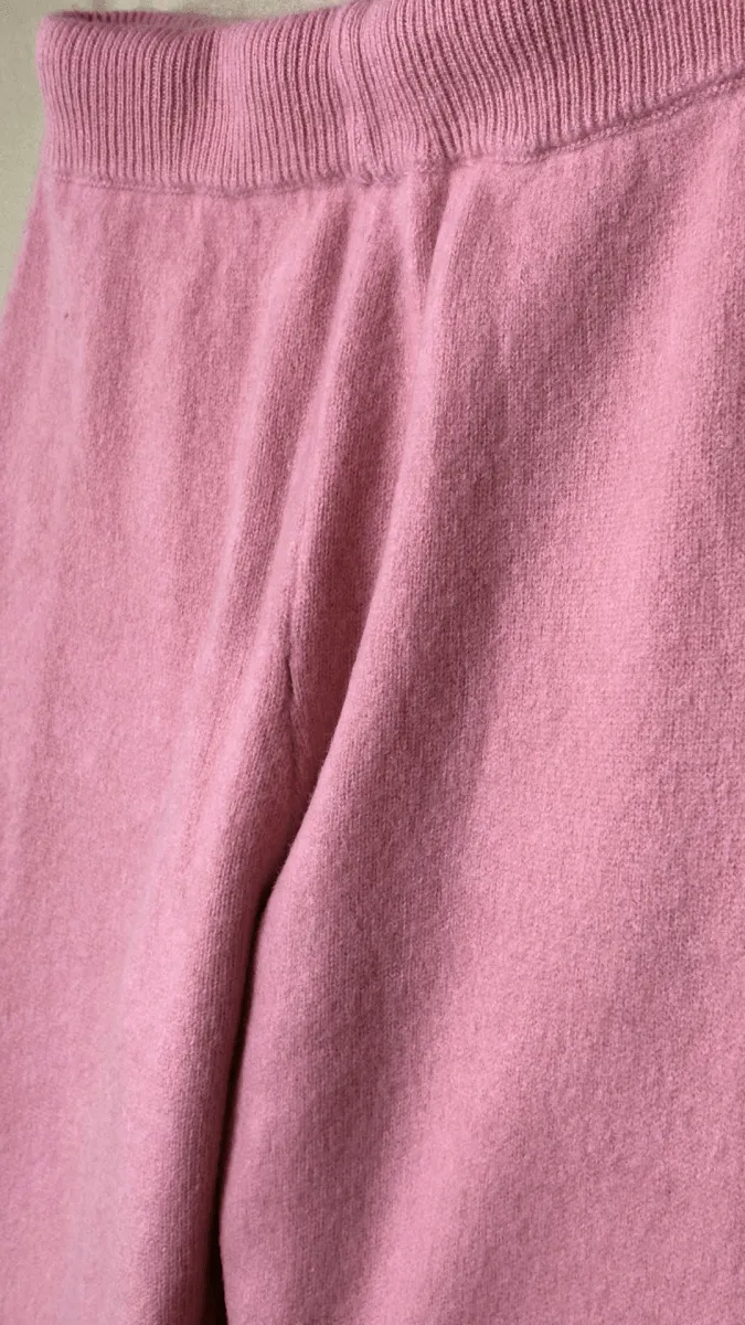 Woolly Luxe Pink Sweatpants