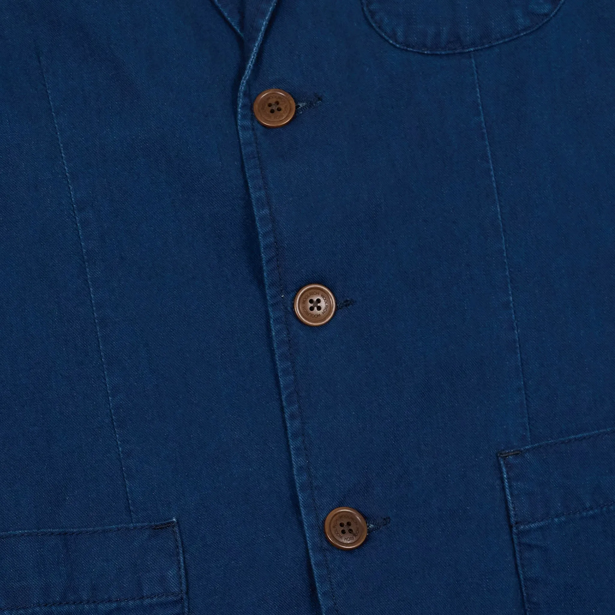Woolrich Indigo Cotton Blazer