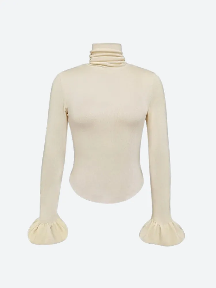 Y2K Flare Cuff Top