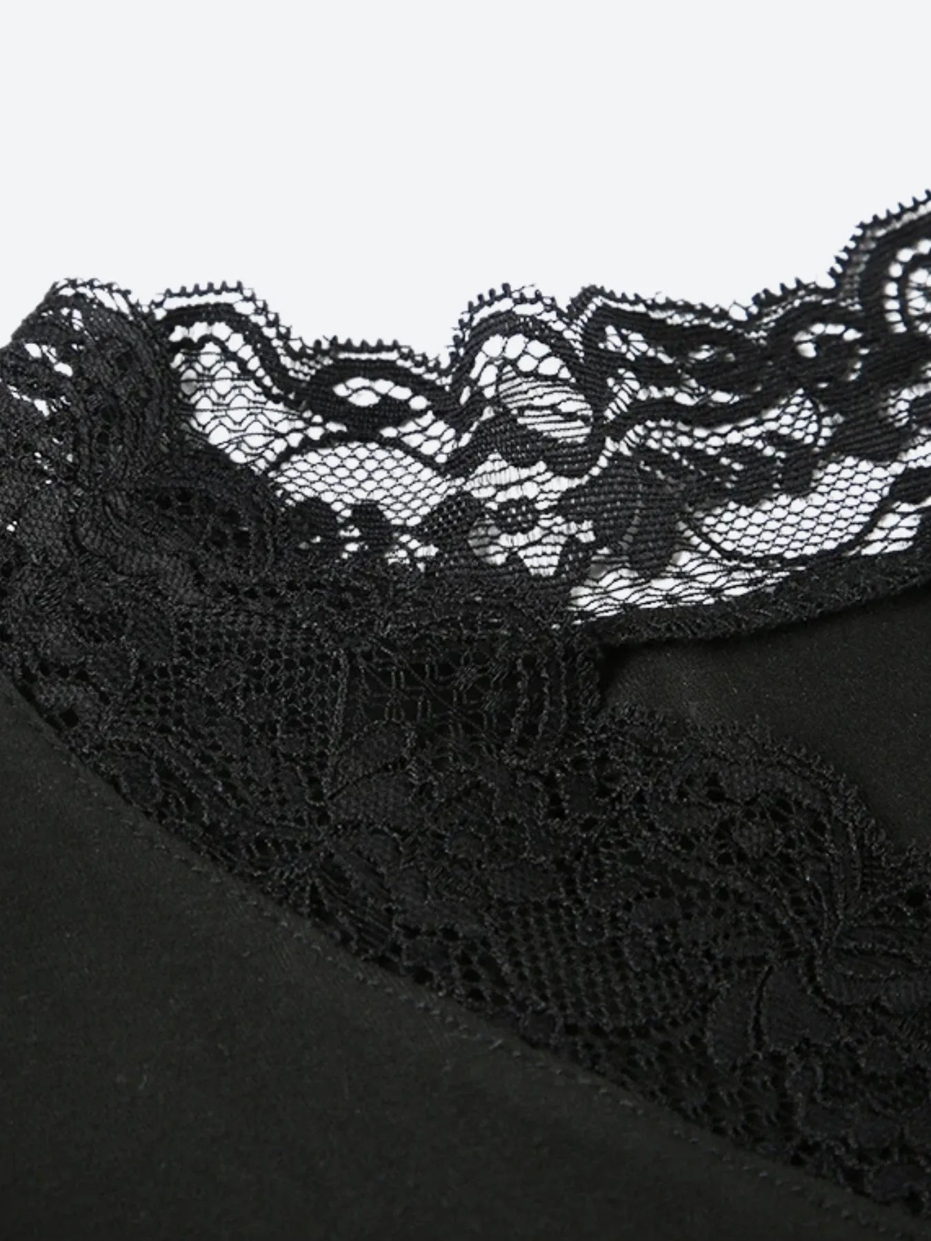 Y2K Lace Trim Top