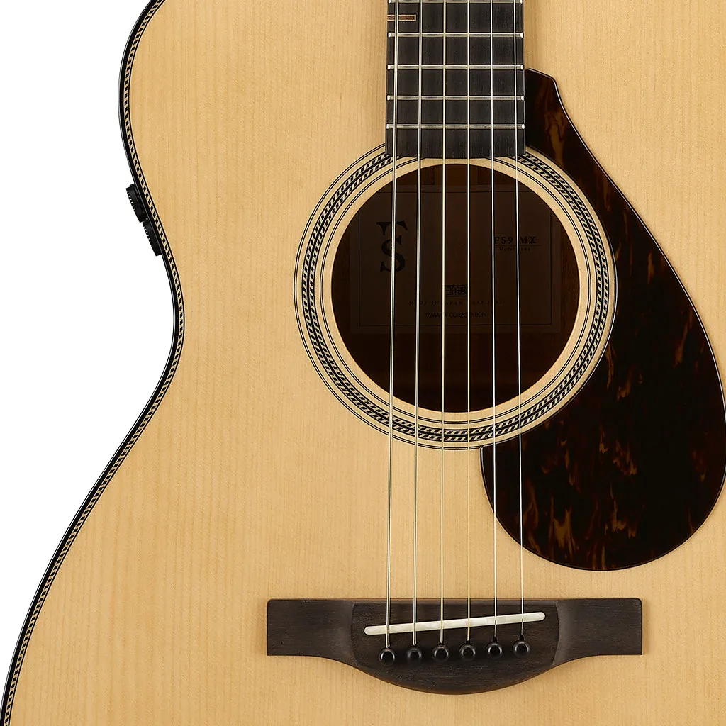 Yamaha FS9 MX Concert with Atmosfeel Pickup - Natural, Ebony Fingerboard