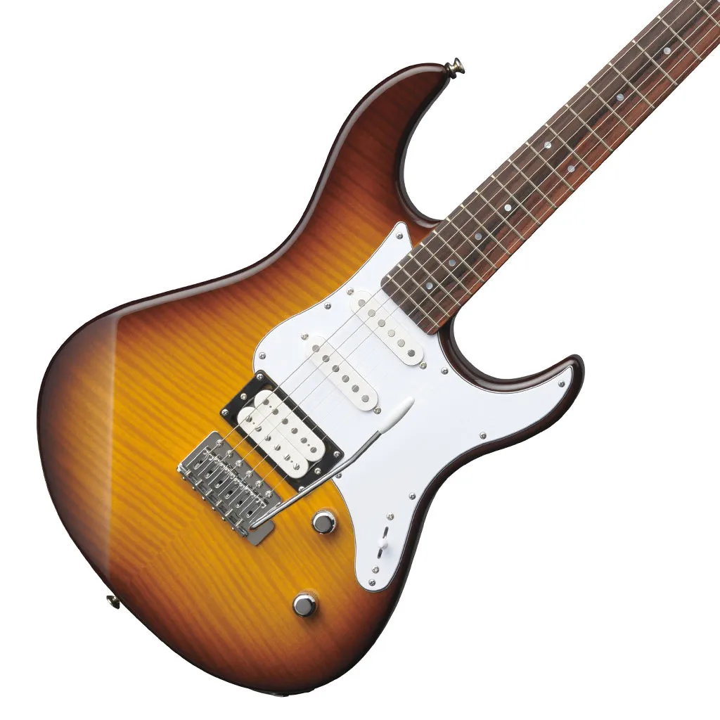 Yamaha Pacifica 212VFM Electric Guitar - Flamed Maple Tobacco Brown Sunburst