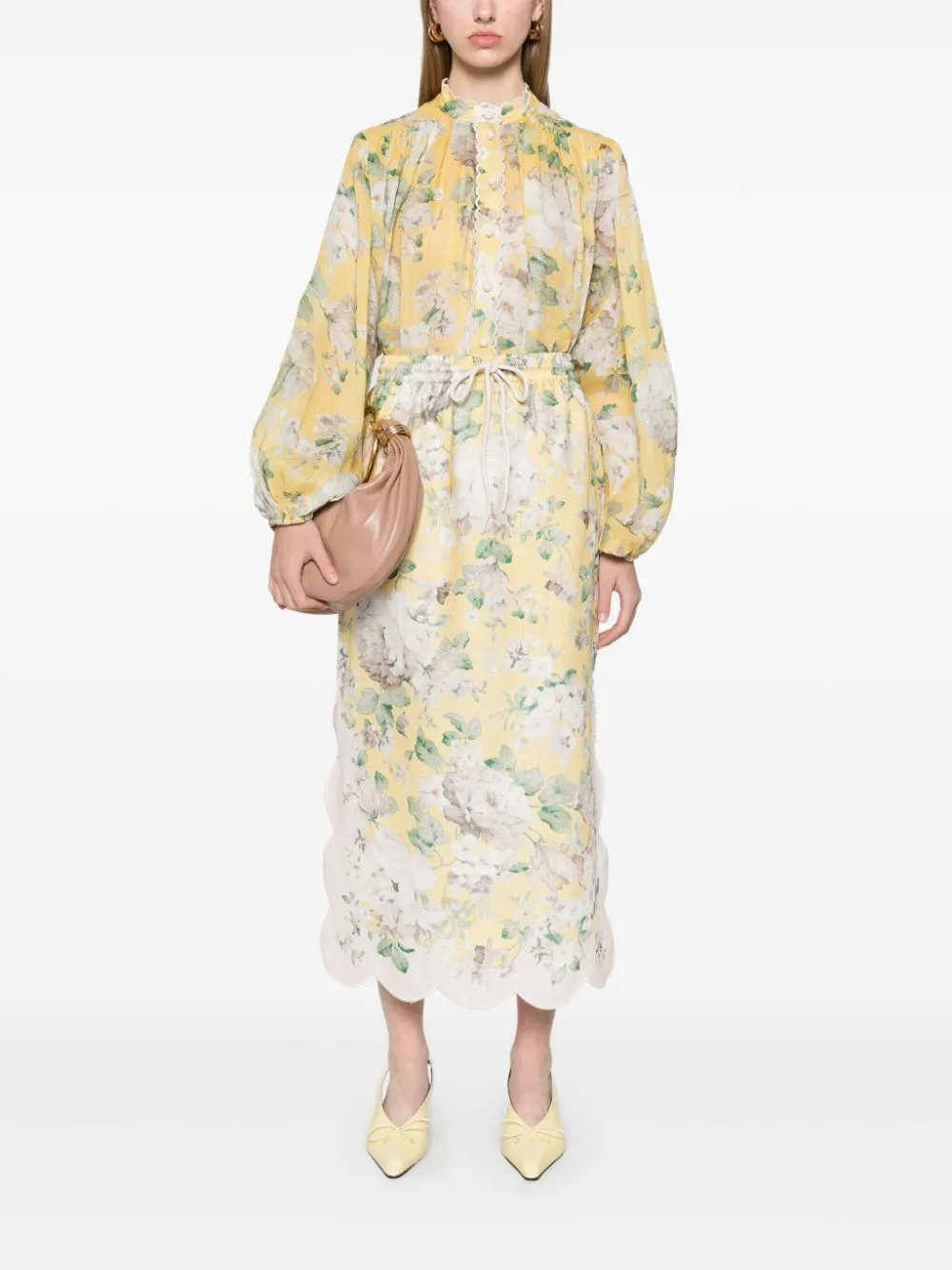 Zimmermann Yellow Skirt
