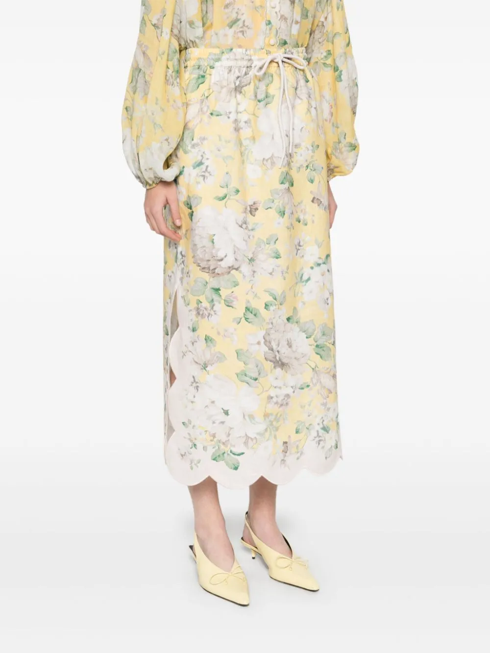 Zimmermann Yellow Skirt