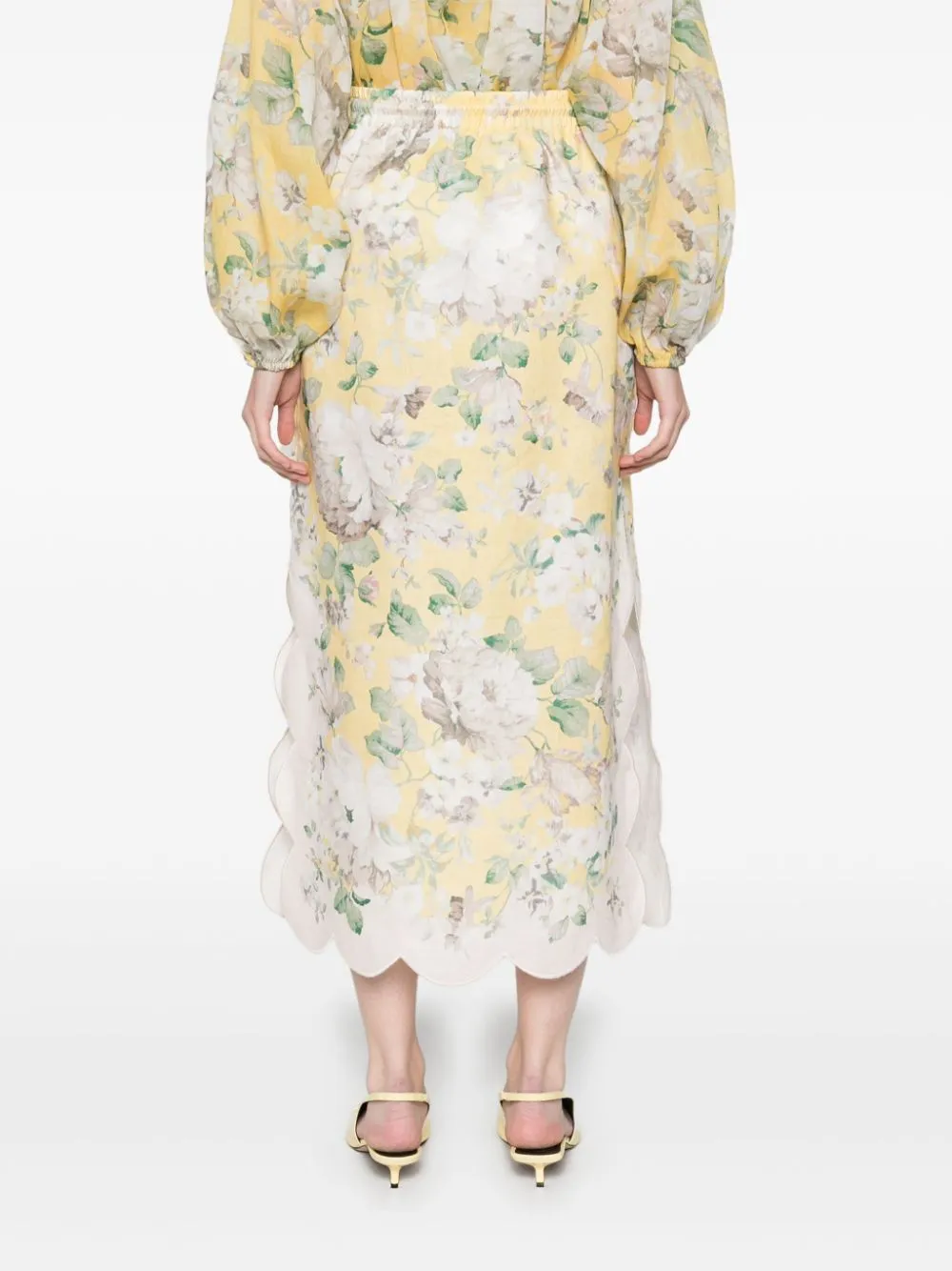 Zimmermann Yellow Skirt
