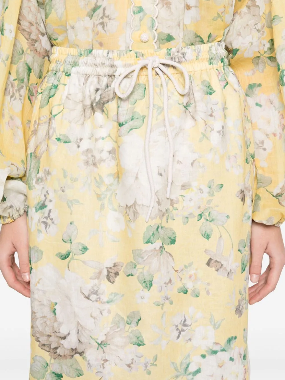 Zimmermann Yellow Skirt