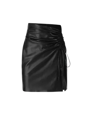 Zow Vegan Leather Mini Skirt